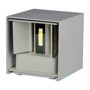 V-TAC 12W LED Top Down Adjustable Chip BRIDGELUX Grau Quadratisch IP65 VT-759-12 4000K 1100lm Wandleuchte. small 1