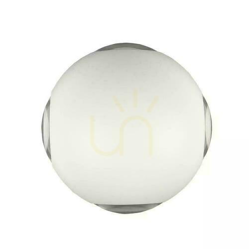 Prüfen Wandleuchte V-TAC 4W LED Weiß Rund IP65 VT-834 3000K 440lm.