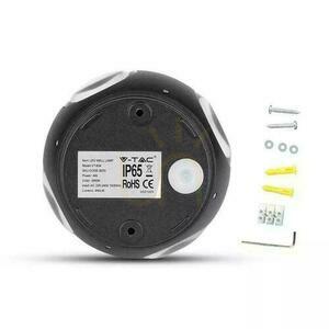 Wandleuchte V-TAC 4W LED Schwarz Rund IP65 VT-834 4000K 440lm. small 4