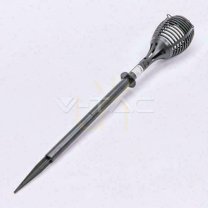 Prüfen V-TAC Solar Garten Leuchte 4 Funktionen Flammeneffekt VT-719 2200K 5lm. V-TAC Solar Garten Leuchte 4 Funktionen Flammeneffekt VT-719 2200K 5lm.