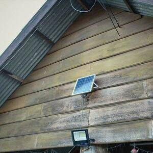 V-TAC Solar LED Projektor 40W Schwarz IP65, Fernbedienung, Timer VT-200W 4000K 3100lm small 3
