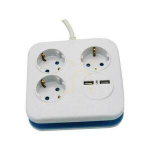 Extender Square 3 Buchsen 2 Ports USB 1.55MM 1.4M V-TAC VT-1153-2 small 0