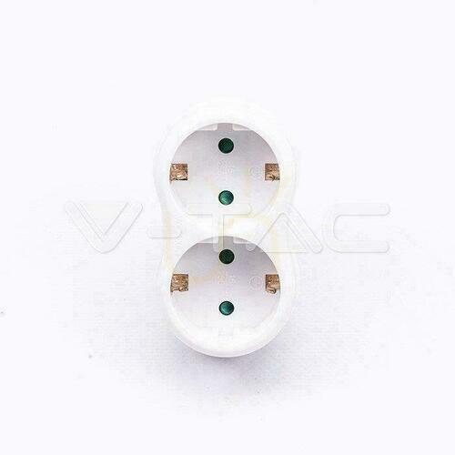 Prüfen V-TAC VT-1042 2-Stecker 16A-Verteiler