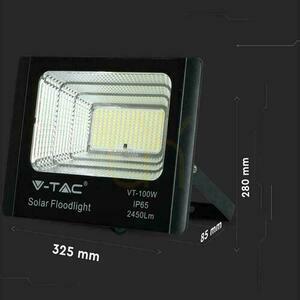 V-TAC 35W Solar LED Strahler Schwarz IP65, Fernbedienung, Timer VT-100W 6000K 2450lm small 7