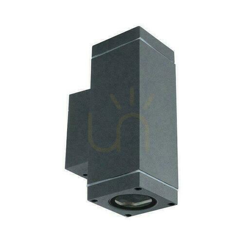 Prüfen V-TAC VT-842 Außenwandleuchte graphitgrau Up/Down GU10