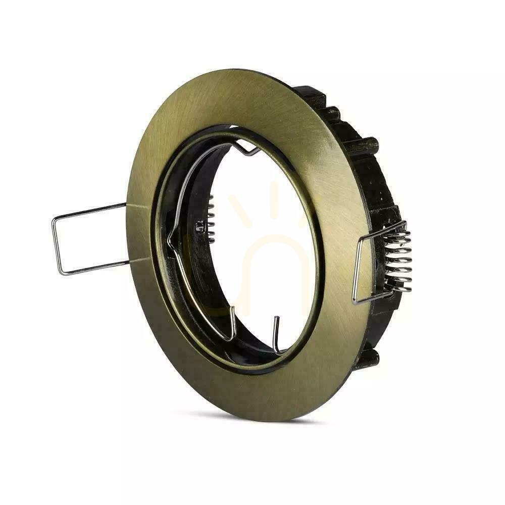 Vorschau Öse V-TAC GU10 Rund beweglich Gold VT-779-G 3 Jahre Garantie Öse V-TAC GU10 Rund beweglich Gold VT-779-G 3 Jahre Garantie