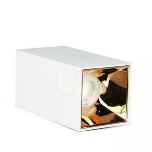 V-TAC GU10 Quadratische Deckenanbauleuchte Weiß+Pink Gold 74x74x140mm VT-882-Q 3 Jahre Garantie small 1