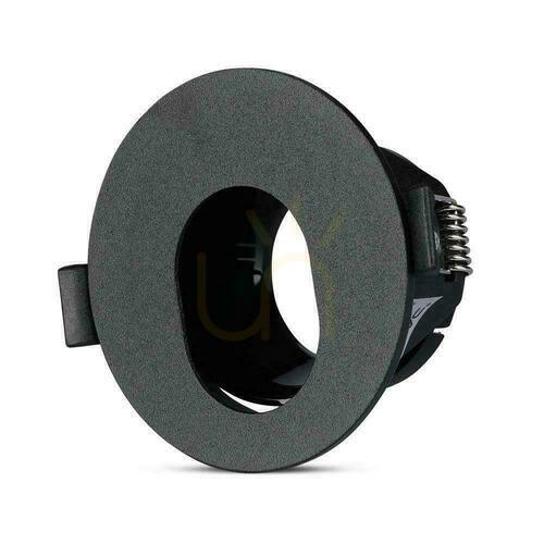 Prüfen Runde schwarze V-TAC VT-874 Einbauleuchtenfassung für GU10, 83 mm