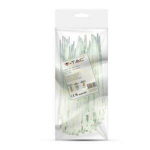 V-TAC Klemme 3.5x150mm Weiß 18kg Nylon66 (Paket. 100Stück) small 1