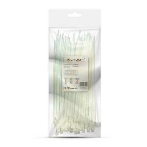 V-TAC Kabelbinder 3,5 × 200 mm, weiß, Nylon, 100 Stück 1 V-TAC Kabelbinder 3,5 × 200 mm, weiß, Nylon, 100 Stück small 1