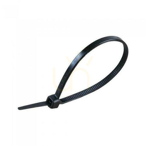 Prüfen V-TAC Klemme 4.5x150mm Schwarz 22kg Nylon66 (Paket. 100Stück)