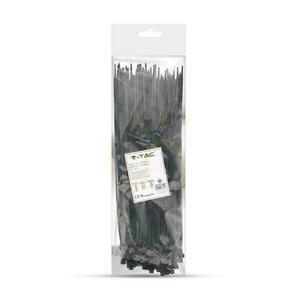 V-TAC Klemme 4.5x300mm Schwarz 22kg Nylon66 (Paket. 100Stück) small 1