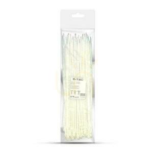 V-TAC Klemme 4.5x350mm Weiß 22kg Nylon66 (Paket. 100Stück) 1 V-TAC Klemme 4.5x350mm Weiß 22kg Nylon66 (Paket. 100Stück) small 1