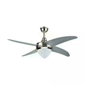 V-TAC VT-6043-4 Deckenventilator mit Leuchte, Ø107 cm, 4 Flügel, LED 15 W 1500 lm CCT, Fernbedienung small 0