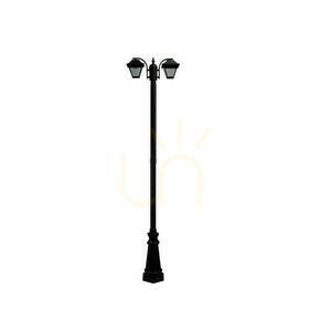 V-TAC Garten Laterne 2XE27 230cm IP44 Schwarz VT-847 3 Jahre Garantie small 0