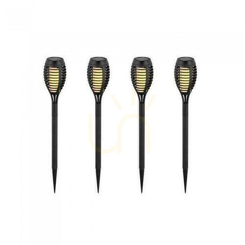 Prüfen Solar Lampenset mit 4 Stück V-TAC Driven 1W LED 50cm 6 Stunden (Paket. 4Stück) VT-724 2200K