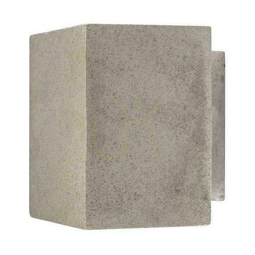 Prüfen V-TAC BETON Wandleuchte G9 LED Square Light Grau IP20 VT-892