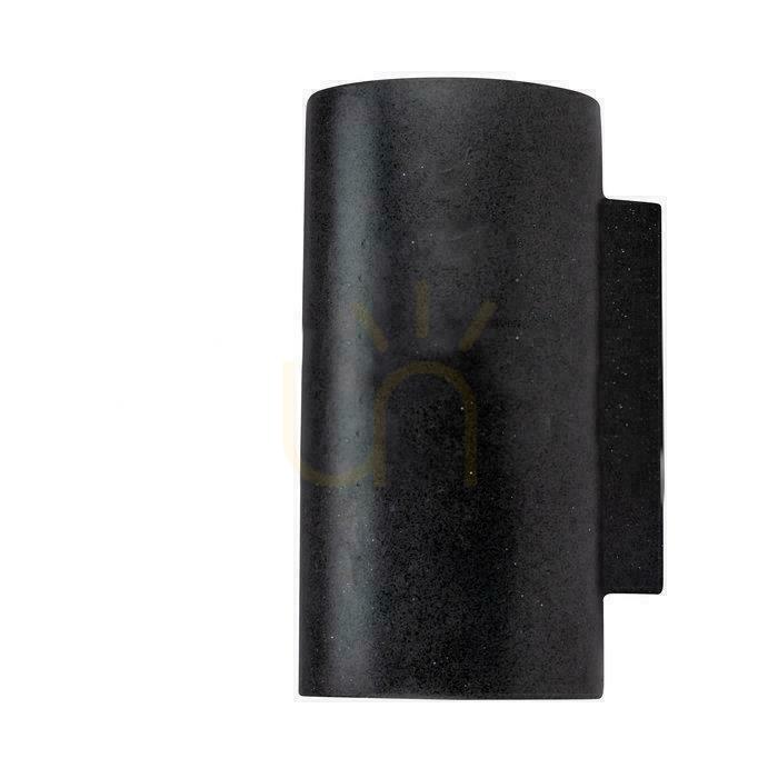 Aussicht V-TAC BETON Wandleuchte 2xGU10 LED Rund Dunkelgrau IP20 VT-894 V-TAC BETON Wandleuchte 2xGU10 LED Rund Dunkelgrau IP20 VT-894