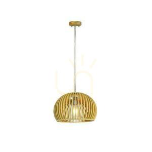 V-TAC E27 Wooden Round Pendelleuchte fi330 VT-3200 5 Jahre Garantie small 1