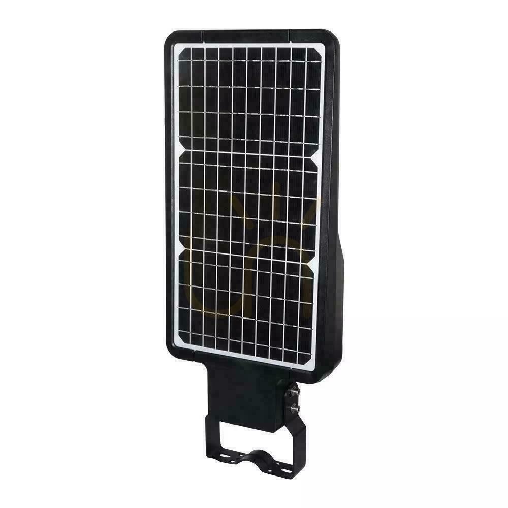 Aussicht V-TAC Solar-Straßenleuchte 40W LED Schwarz IP65 120Lm/W VT-ST42 4000K 4800lm 3 Jahre Garantie V-TAC Solar-Straßenleuchte 40W LED Schwarz IP65 120Lm/W VT-ST42 4000K 4800lm 3 Jahre Garantie