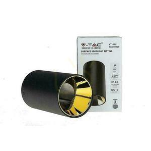 Deckenleuchte V-TAC GU10 Runde Anbauröhre Schwarz+Gold 80x140mm VT-882RD 3 Jahre Garantie small 4