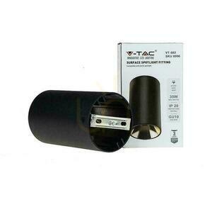 Deckenleuchte V-TAC GU10 Runde Anbauröhre Schwarz+Gold 80x140mm VT-882RD 3 Jahre Garantie small 5