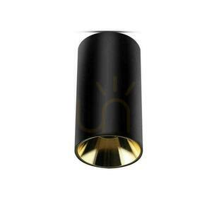 Deckenleuchte V-TAC GU10 Runde Anbauröhre Schwarz+Gold 80x140mm VT-882RD 3 Jahre Garantie small 0
