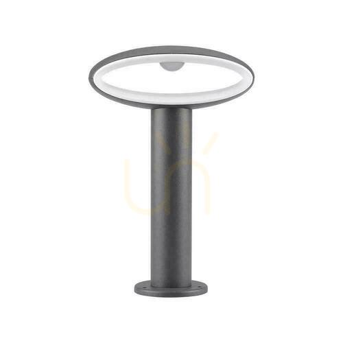 Prüfen LED-Wegeleuchte V-TAC VT-909 aus grauem Aluminium, 9 W, 30 cm, IP54, 4000 K, 500 lm