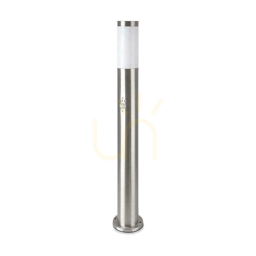 Prüfen V-TAC 80CM gebürstetem Stahl Garten Pole E27 Bewegungsmelder VT-838-80 V-TAC 80CM gebürstetem Stahl Garten Pole E27 Bewegungsmelder VT-838-80