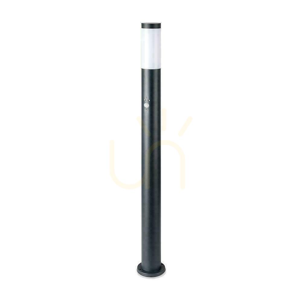Prüfen Gartenmast V-TAC 110CM Grau E27 Bewegungsmelder VT-838-110 Gartenmast V-TAC 110CM Grau E27 Bewegungsmelder VT-838-110