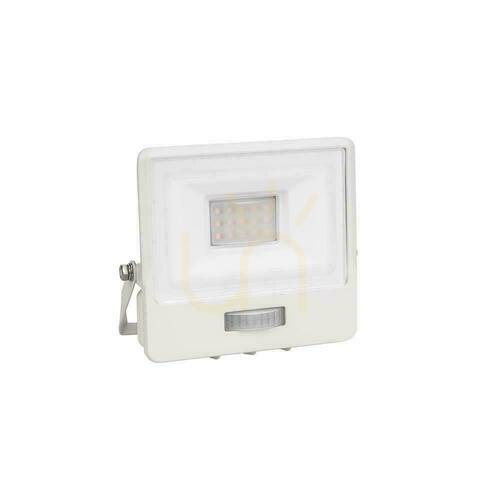 Prüfen V-TAC LED Projektor 10W SAMSUNG CHIP Bewegungsmelder Weiß Mit MUFa VT-118S 6500K 735lm 5 Jahre Garantie