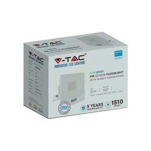 V-TAC 20W LED Projektor SAMSUNG CHIP Bewegungsmelder Weiß Mit MUFa VT-128S 6500K 1510lm 5 Jahre Garantie small 2