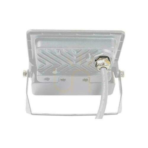 Prüfen V-TAC LED Projektor 10W SAMSUNG CHIP Bewegungsmelder Weißes Kabel 1M VT-118S 3000K 735lm 5 Jahre Garantie