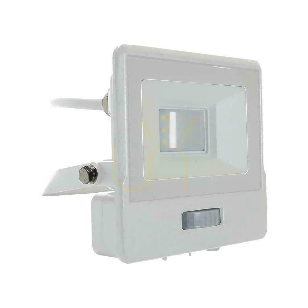 Prüfen V-TAC LED Projektor 10W SAMSUNG CHIP Bewegungsmelder Weißes Kabel 1M VT-118S 6400K 735lm 5 Jahre Garantie V-TAC LED Projektor 10W SAMSUNG CHIP Bewegungsmelder Weißes Kabel 1M VT-118S 6400K 735lm 5 Jahre Garantie