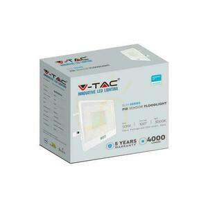 V-TAC 50W SAMSUNG CHIP LED Projektor Bewegungsmelder Weiß Kabel 1M VT-158S-1-W 6400K 4000lm 5 Jahre Garantie small 2