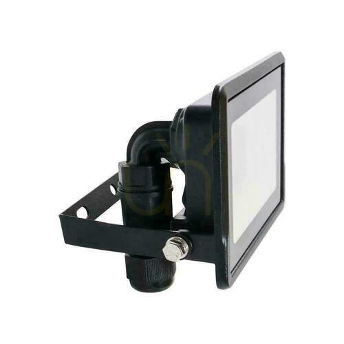 Prüfen V-TAC 20W SAMSUNG CHIP LED Projektor Schwarz mit MUFa VT-128 6500K 1510lm 5 Jahre Garantie