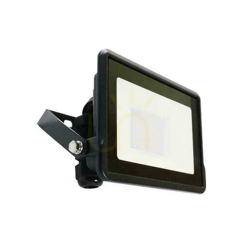 Prüfen V-TAC 20W SAMSUNG CHIP LED Projektor Schwarz mit MUFa VT-128 6500K 1510lm 5 Jahre Garantie
