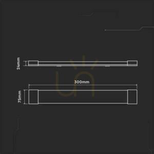 V-TAC 10W LED-Linienanbauleuchte SAMSUNG CHIP 30cm 120Lm/W VT-8-10 4000K 1200lm 5 Jahre Garantie small 4