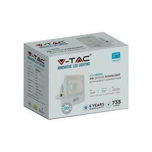 V-TAC LED Projektor 10W SAMSUNG CHIP Bewegungsmelder Weiß Mit MUFa VT-118S 4000K 735lm 5 Jahre Garantie small 4