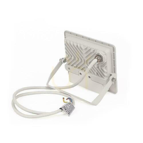 Prüfen V-TAC 30W SAMSUNG CHIP LED Projektor Bewegungsmelder Weiß Kabel 1M VT-138S-1 4000K 2340lm 5 Jahre Garantie