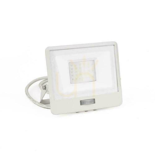 Prüfen V-TAC 30W SAMSUNG CHIP LED Projektor Bewegungsmelder Weiß Kabel 1M VT-138S-1 4000K 2340lm 5 Jahre Garantie
