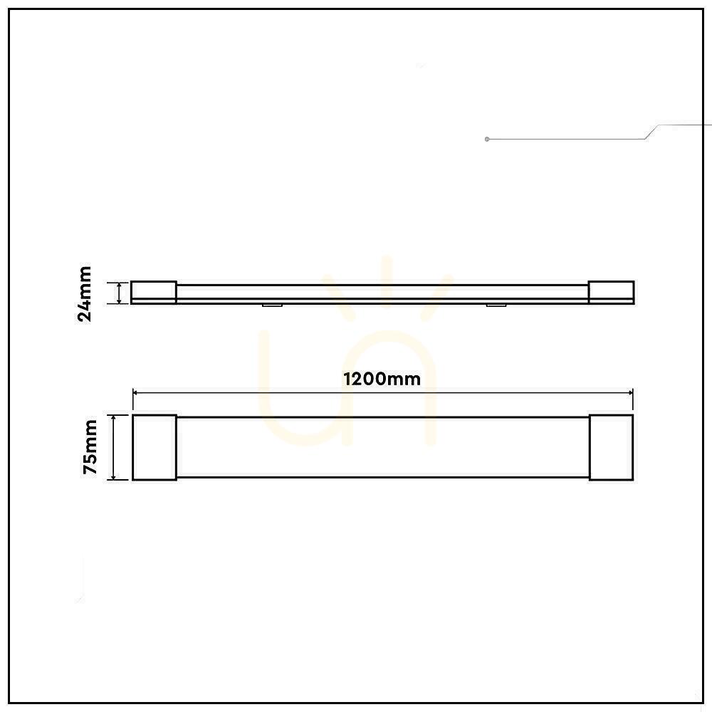 Vorschau V-TAC 30W LED-Linienanbauleuchte 120CM 155Lm/W VT-8330 6500K 4650lm 5 Jahre Garantie V-TAC 30W LED-Linienanbauleuchte 120CM 155Lm/W VT-8330 6500K 4650lm 5 Jahre Garantie