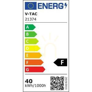 V-TAC VT-7-40-N LED-Hängeleuchte 40 W schwarz 119,4 cm 4000 K small 7
