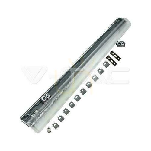 Prüfen Feuchtraumleuchte V-TAC VT-12023 für 2 LED-Röhren T8 G13 120 cm IP65