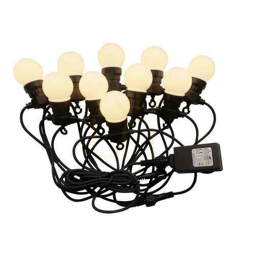 Prüfen V-TAC Garten Girlande (String) LED 5 Meter 10 Glühbirnen 0.5W VT-70510 3000K 480lm