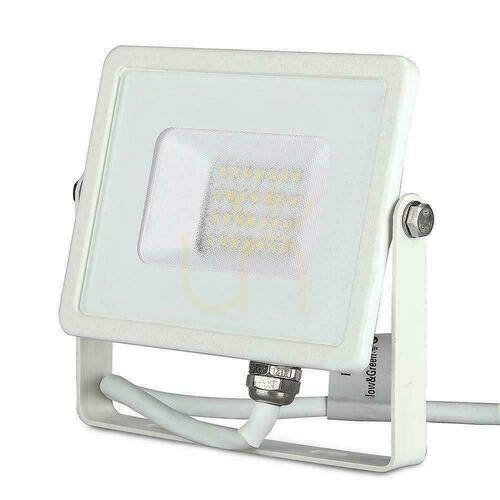 Prüfen V-TAC 20W SAMSUNG CHIP Weiß VT-20-W 3000K 1510lm LED Projektor 5 Jahre Garantie