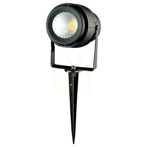 Prüfen Gartenstrahler mit Erdspieß V-TAC VT-857-B LED 12W 4000K 875lm schwarz, IP65
