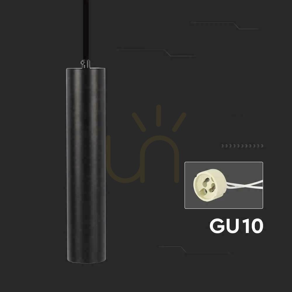 Prüfen V-TAC GU10 Pendelleuchte Schwarz 55x300mm VT-976-300 3 Jahre Garantie V-TAC GU10 Pendelleuchte Schwarz 55x300mm VT-976-300 3 Jahre Garantie