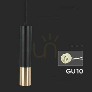 V-TAC GU10 Pendelleuchte Schwarz+Gold 60x300mm VT-977 3 Jahre Garantie 5 V-TAC GU10 Pendelleuchte Schwarz+Gold 60x300mm VT-977 3 Jahre Garantie small 5