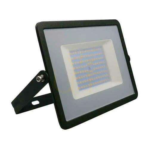 Prüfen V-TAC 100W SMD E-Series LED Projektor Schwarz VT-40101 4000K 8700lm.